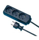 Rev 0512247555 base múltiple 3 m 3 salidas ac interior marrón
