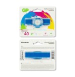 Gp lampara frontal ch31 40 lumen 2 x cr 2025 azul 260gpactch31003