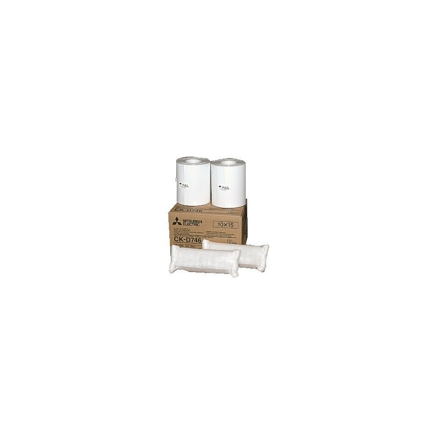 Mitsubishi ck-d 746 10x15 cm 2x 400 impresiones