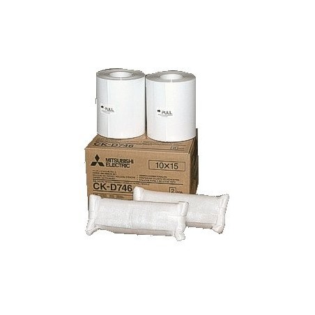Mitsubishi ck-d 746 10x15 cm 2x 400 impresiones