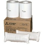 Mitsubishi ck-d 746 10x15 cm 2x 400 impresiones