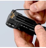 Pelador cables coaxiales knipex 16 60 05 sb, herramienta para pelar/desmontar (tres cuchillos incorporados)