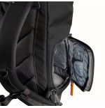 Mantona luis junior mochila cuero, metal, poliéster, sintético negro, marrón