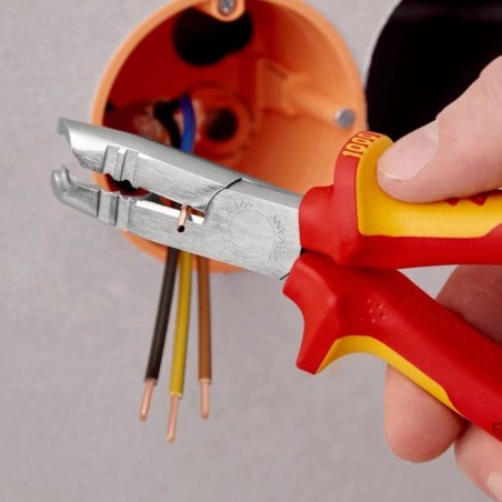 Knipex 13 46 165 pelacable rojo, amarillo