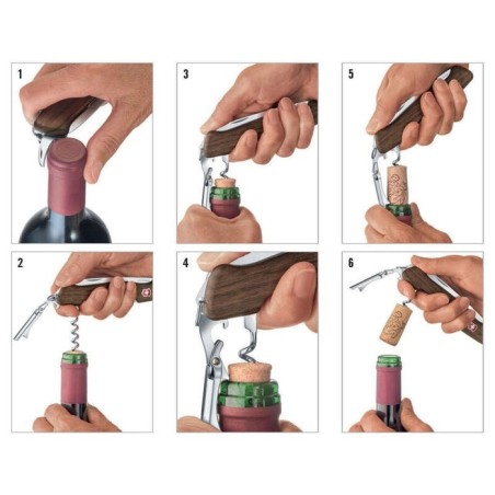 Victorinox wine master madera navaja