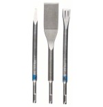 Juego de cinceles bosch sds-plus, 3 piezas