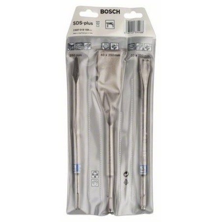 Juego de cinceles bosch sds-plus, 3 piezas