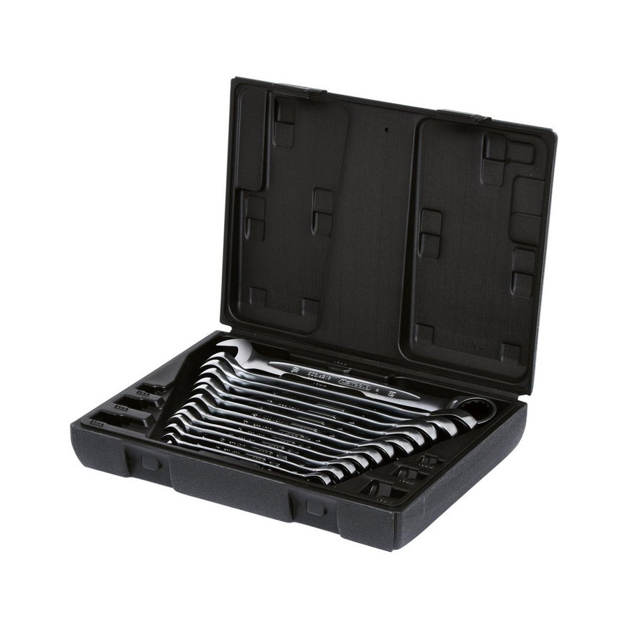 Ks tools gearplus 12-pi. ratchet ring spanner-set 503.4265