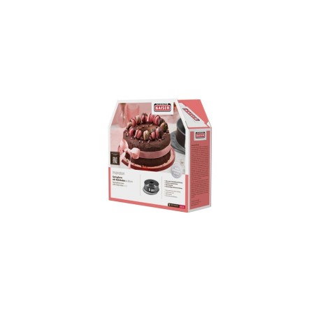 Molde para hornear primavera de inspiracion kaiserf. sarten con base plana, hoja tubular de 26 cm