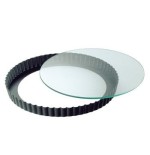 Molde para hornear sarten para quiche kaiser inspiration 28 cm con fondo elevador de vidrio