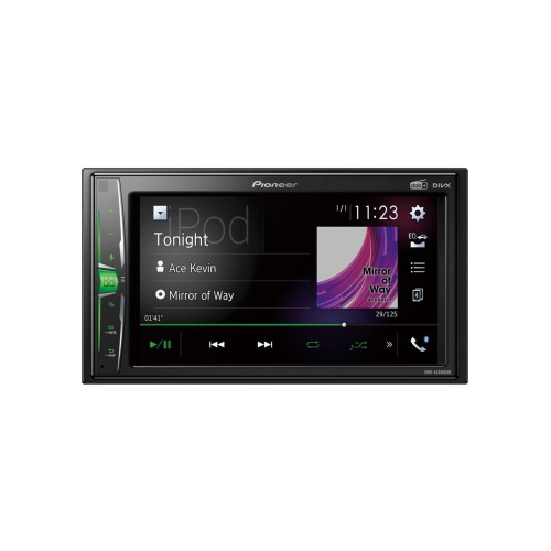 Pioneer dmh-a3300dab receptor multimedia para coche negro bluetooth