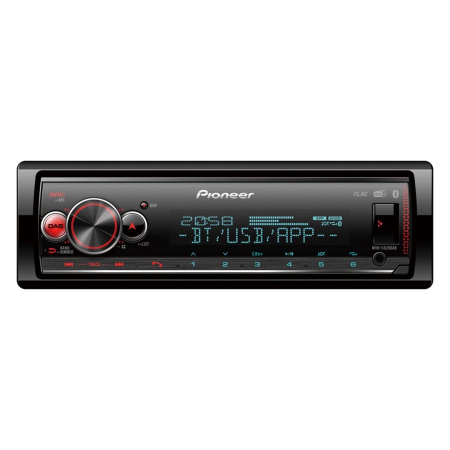 Pioneer mvh-s520dab receptor multimedia para coche negro 200 w bluetooth