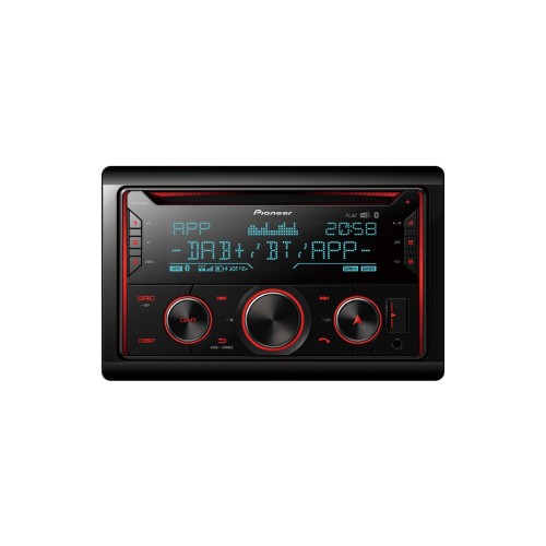 Pioneer fh-s820dab receptor multimedia para coche negro 200 w bluetooth