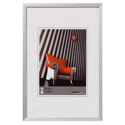 Silla walther 13x18 aluminio plata aj318s
