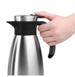 Emsa soft grip, 1 l, negro, acero inoxidable, acero inoxidable