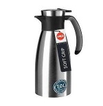 Emsa soft grip, 1 l, negro, acero inoxidable, acero inoxidable