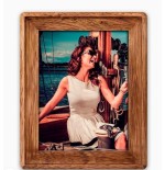 Zep trevor 13x18 retrato de madera bm5957