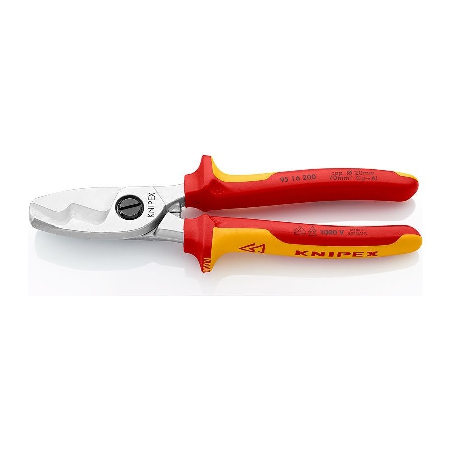Knipex 95 16 200 alicate de corte cortador de cables manual