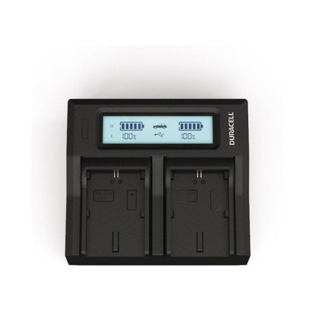 Duracell duracell led dual dslr batería charger para for canon lp-e6, lp-e6n, lp-e6nh drc6103