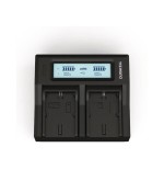 Duracell duracell led dual dslr batería charger para for canon lp-e6, lp-e6n, lp-e6nh drc6103