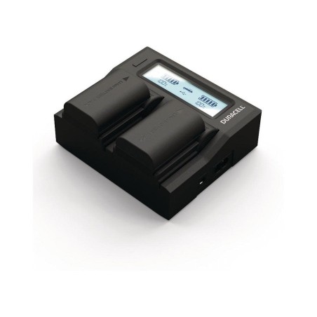 Duracell duracell led dual dslr batería charger para for canon lp-e6, lp-e6n, lp-e6nh drc6103