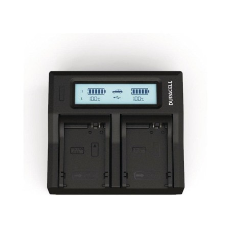 Duracell duracell led dual dslr batería charger para for canon lp-e8 drc6104