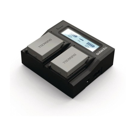 Duracell duracell led dual dslr batería charger para for canon lp-e8 drc6104