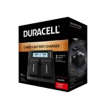 Duracell duracell led dual dslr batería charger para for canon lp-e10 drc6105