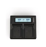 Duracell duracell led dual dslr batería charger para for nikon en-el14 drn6112
