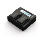 Duracell duracell led dual dslr batería charger para for nikon en-el14 drn6112