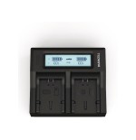 Duracell duracell led dual dslr batería charger para for panasonic cga-s006 drp6116