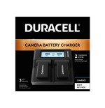 Duracell duracell led dual dslr batería charger para for sony np-fw50 drs6120
