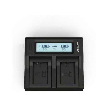 Duracell duracell led dual dslr batería charger para for sony np-fw50 drs6120