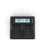 Duracell duracell led dual dslr batería charger para for sony np-fw50 drs6120