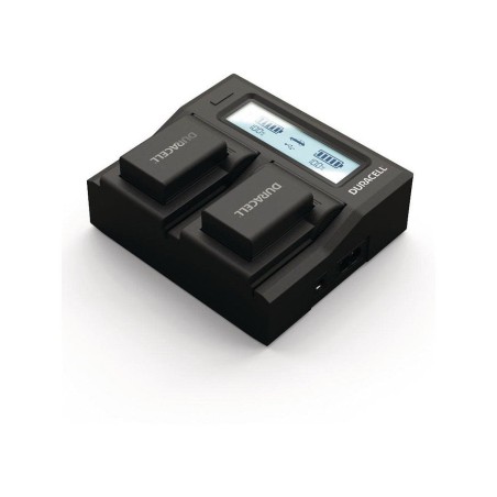 Duracell duracell led dual dslr batería charger para for sony np-fw50 drs6120