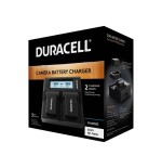 Duracell duracell led dual dslr batería charger para for sony np-fw50 drs6120