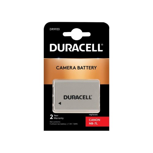 Duracell digital camera batería 7.4v 1050mah para replaces canon nb-7l dr9933