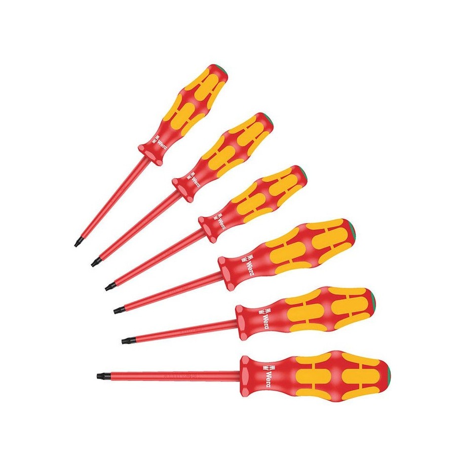 Wera 167 i/6 schraubendrehersatz kraftform plus serie 100, vde 05133356001