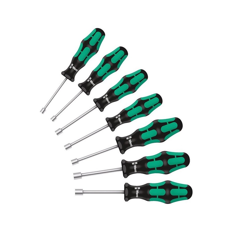 Wera 395 ho/7 sm juego destornillador plano