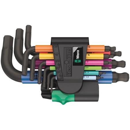 Wera 05133164001 llave hexagonal juego de llaves allen métrico 9 pieza(s)