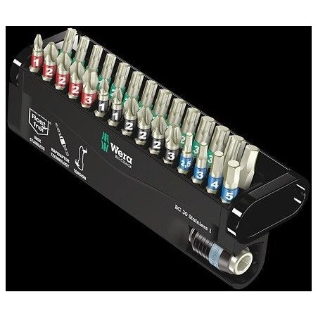 Wera bit-check 30 stainless 1 punta de destornillador 30 pieza(s)