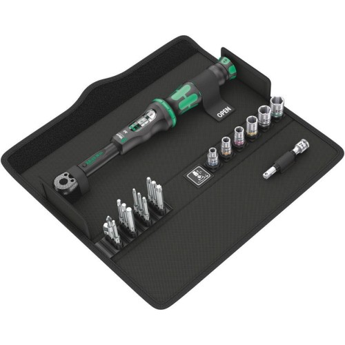 Wera click-torque a 6 set 1 juego de llaves dinamométricas de 20 partes con click en el estuche - 2.5-25 nm