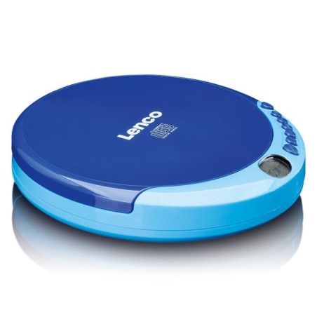 Lenco cd-011 reproductor de cd portátil azul