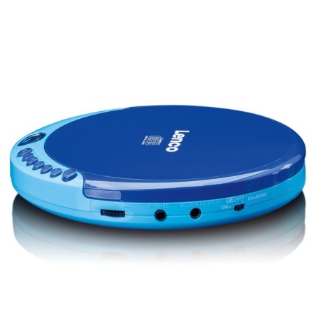 Lenco cd-011 reproductor de cd portátil azul
