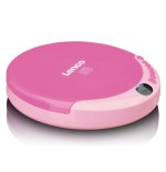 Lenco cd-011 reproductor de cd portátil rosa