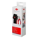 Juego de mini alicates knipex, en bolsa de cinturón, juego de alicates rojo/negro, 2 piezas 00 20 72 v06