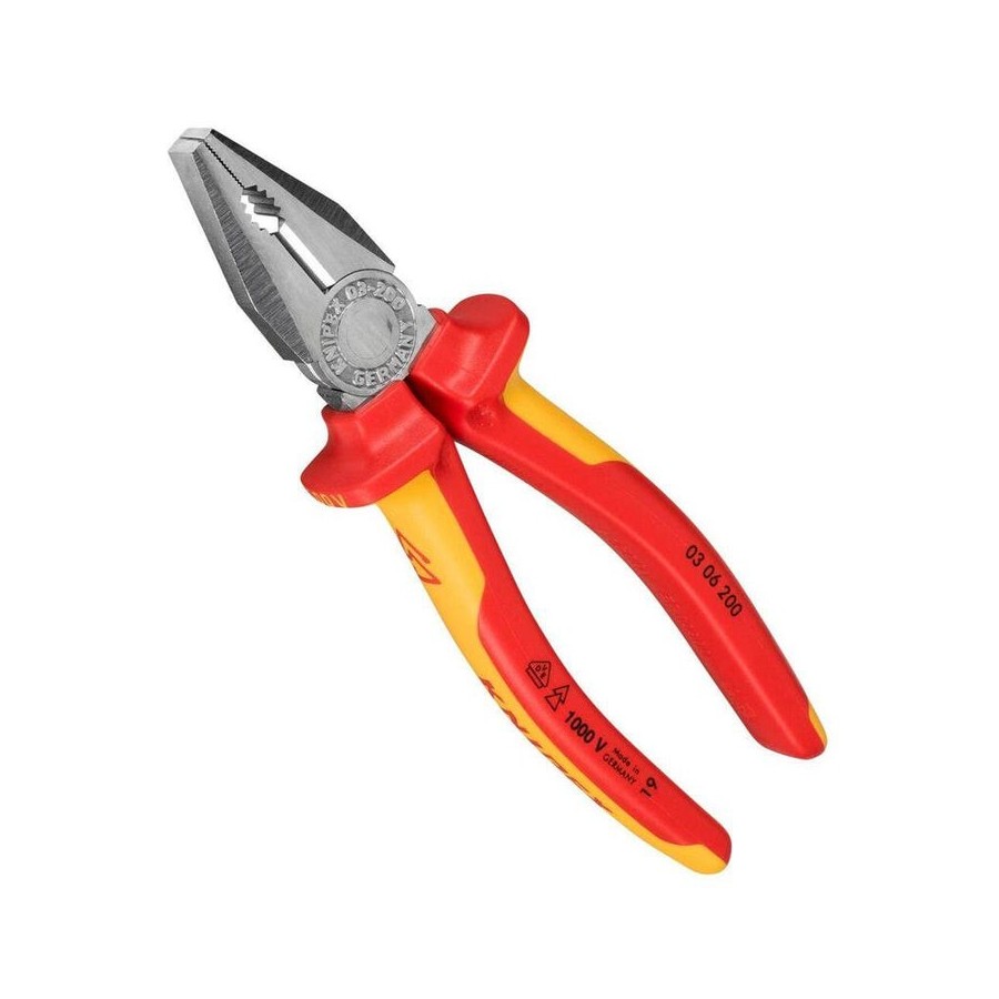 Alicates universales 200x65x20mm 0306200 knipex