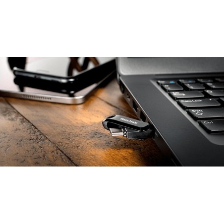 Pendrive sandisk ultra dual go 64gb usb type c flash sdddc3-064g-g46