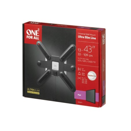 One for all tv wall mount ultraslim flat 42