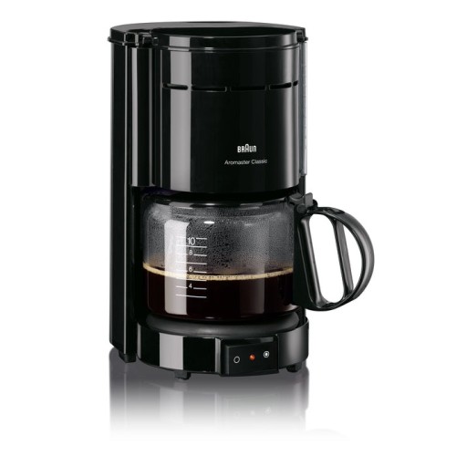 Cafetera de filtro braun kf 47, de café molido, 1000 w, negro